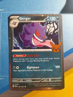 2024 Pokemon Trick Or Trade - Gengar 57/91 - Cosmos Holo NM - Image 1