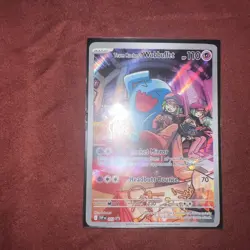 Team Rocket’s Wobuffet 203 English Destined Rivals Pokemon PROMO IR FULL ART - Image 1