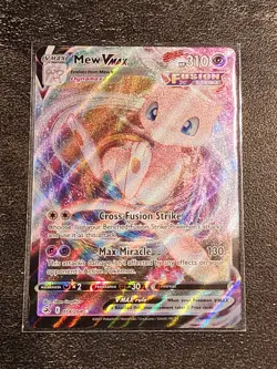 Pokemon TCG Mew VMAX 114/264 Ultra Rare Holofoil SWSH: Fusion Strike - NM - Image 1