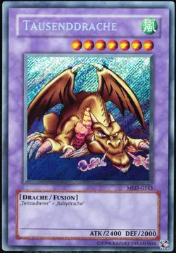 Yu-Gi-Oh! Tausenddrache MRD-G143 Secret Rare [NM-MINT] - OG Old Print 2002 - Image 1