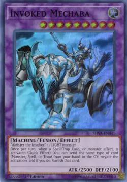 Yu-Gi-Oh! Invoked Mechaba 1st Ed. SHVA-EN041 Super Rare NM/LP x1 - Image 1
