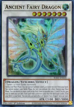 Yu-Gi-Oh! Ancient Fairy Dragon 1st Ed. RA01-EN030 Ultra Rare NM/LP x1 - Image 1