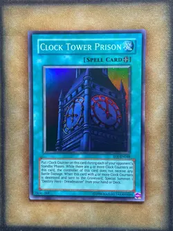 Yugioh Clock Tower Prison EOJ-EN048 Super Rare NM - Image 1