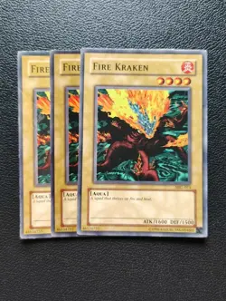 Yu-Gi-Oh - Fire Kraken 3X - Full Playset - Image 1