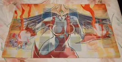 Yu-Gi-Oh! Elemental HERO Burstinatrix Playmat (Near Mint) - Image 1