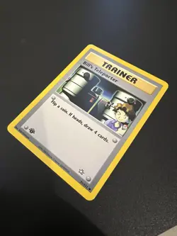 Bill’s Teleporter 91/111 Neo Genesis 1st Edition 2000 Pokemon Card Uncommon NM - Image 3