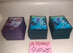Disney Lorcana TCG 600+ Loose Card Sleeves Lot - Over 200 ELSA & Over 400 SISU - Image 1