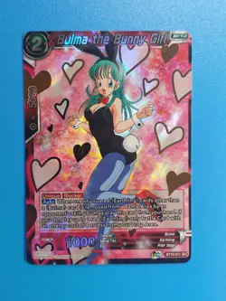Dragons Ball Super Card Game Bulma The Bunny Girl Holo BT10-011 SR - Image 2