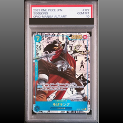 PSA 10 Sogeking OP03-122 Comic Parallel Manga Alt Art Japanese One Piece Card - Image 1