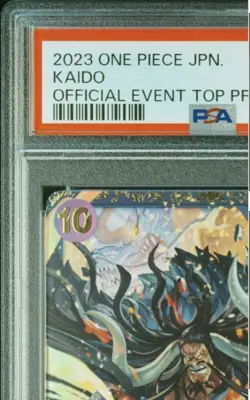 One Piece Card Kaido Flagship Battle Winner Promo PSA10 Beast Pirates Rare - Image 3