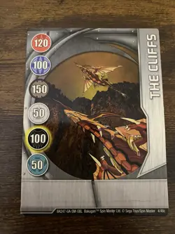 BAKUGAN:Battle Brawlers B1 | The Cliffs Silver Gate Card | 4/48c - Image 1