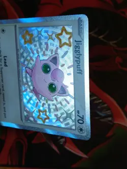 Jigglypuff - 198/091 - Shiny Holo Rare - Paldean Fates Pokemon TCG LP+ - Image 2