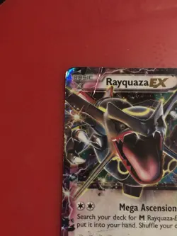 Damaged Rayquaza EX XY69 Black Star Promo HP/DMG PSA 1 Potential Pokemon Card - Image 2