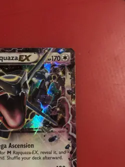 Damaged Rayquaza EX XY69 Black Star Promo HP/DMG PSA 1 Potential Pokemon Card - Image 3