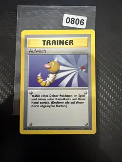 Pokemon Aufwisch 78/102 I Base Set I Deutsch I Pokemon Karten I Excellent - Image 1