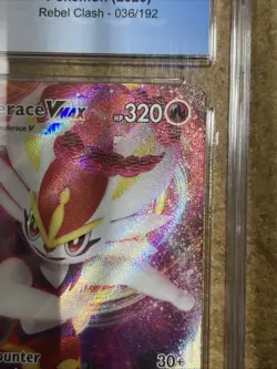 2020 Pokemon Rebel Clash Cinderace VMAX #36 CGC 9 - Image 4