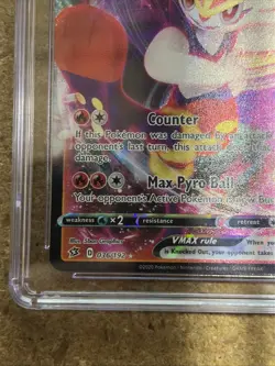 2020 Pokemon Rebel Clash Cinderace VMAX #36 CGC 9 - Image 5