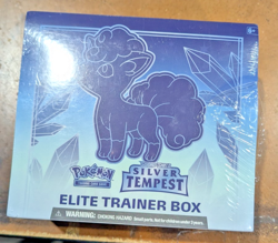 Pokemon TCG Sword & Shield Silver Tempest Elite Trainer Box Sealed w/Damage - Image 1