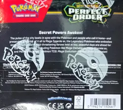 Pokemon PERFECT ORDER Booster box factory Pokemon Company USA 36 BSTRS PKS - Image 2