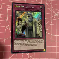 Spanish SOLEMN SCOLDING 1ST EDITION SECRET RARE NECH YGO YUGIOH! - Image 1