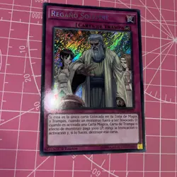 Spanish SOLEMN SCOLDING 1ST EDITION SECRET RARE NECH YGO YUGIOH! - Image 2