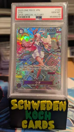 One Piece #UTA SP AA OP02-120 PSA 10 Japanisch - Image 1