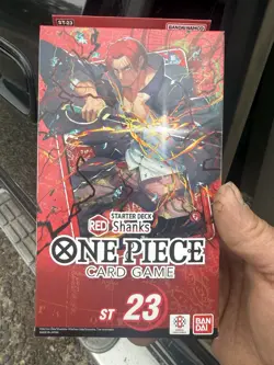 One Piece Card Game ST 23 Red Shanks Starter Deck New Sealed St23 English - Image 1