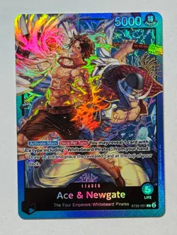 One Piece TCG Ace & Newgate ST22-001 Normal L Starter Deck 22: Ace & Newgate - Image 1
