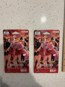 Nice Lot of 2 Packs One Piece TCG Heriones New Sleeved & Sealed Free Ship in USA - Image 1