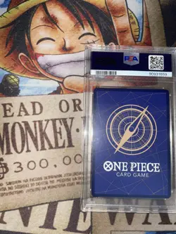 Bandai Monkey D. Luffy Foil OP07-109 500 Years in the Future One Piece PSA 10 - Image 2