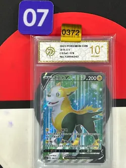 Pokemon TCG S-Chinese Boltund V CS1aC 178/135 SR Holo Single Card Grade10 - Image 1