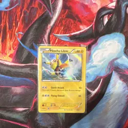 2016 Pokemon XY Trainer Kit Pikachu Libre 30/30 Holo Card TCG HP - Image 1