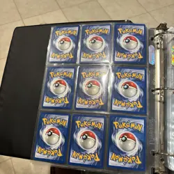 Pokemon TCG Card Lot Of 87 - Unlimited Gym Heroes Binder Pages Mostly LP/NM - Image 2