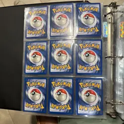 Pokemon TCG Card Lot Of 87 - Unlimited Gym Heroes Binder Pages Mostly LP/NM - Image 4