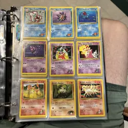 Pokemon TCG Card Lot Of 87 - Unlimited Gym Heroes Binder Pages Mostly LP/NM - Image 5
