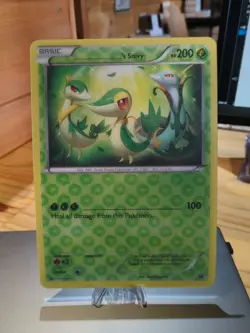's Snivy 3D JUMBO Jumbo Card w/Nameplate Rare Black Star Promo Pokemon NM ! - Image 1
