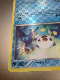 's Oshawott 3D JUMBO Jumbo Card w/Nameplate Rare Black Star Promo Pokemon NM ! - Image 4