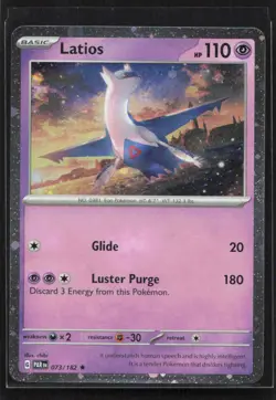 Latios - (Cosmos Holo) Rare Miscellaneous Cards & Products 073/182 NM - Image 1