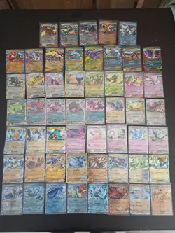 Pokemon Card Lot Of 53. Ex And Mega Ex Pokemon Cards - Image 1