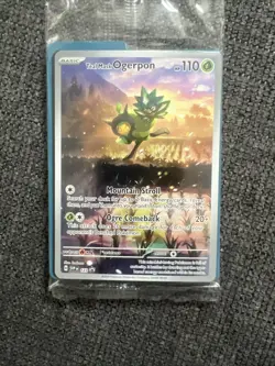 SEALED Teal Mask Ogerpon 123 SV: Twilight Masqeurade Promo Card- Pokemon TCG - Image 1
