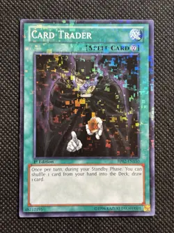 YuGiOh! - Card Trader BP02-EN150 Mosaic Rare 1st Edition Very Lightly Played - Image 1