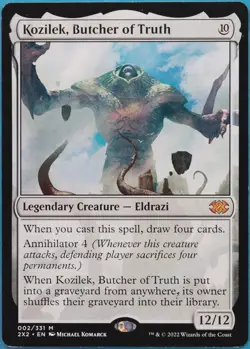 Kozilek, Butcher of Truth Double Masters 2022 HEAVILY PLD CARD (516883) ABUGames - Image 1