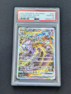 Mewtwo VSTAR 221/172 - PSA 10 - Graded Japanese Pokemon Card - Image 3