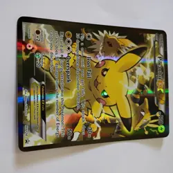 Pokemon TCG Pikachu EX XY124 Black Star Promo Full Art Holo Card - LP - Image 3