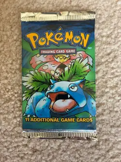 Wizards of the Coast Pokemon TCG Base Set Booster Pack 11 Cards Venusaur - Image 1