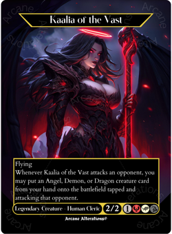 Kaalia of the Vast - Full Art Altered Art Custom Cards - Image 1
