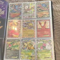Pokemon Trading Card Game Binder Lot - Pikachu, Charizard, EX, GX, Holo - Image 2