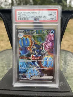 Pokemon TCG Palafin EX PSA 10 Prismatic Evolutions Sir English Card 151/131 - Image 2