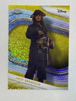 2025 Topps Disney Chrome YELLOW MINI DIAMOND REFRACTOR Cards #1-200 - You Pick! - Image 2