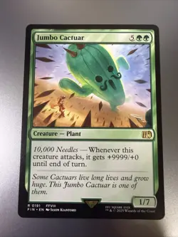Jumbo Cactuar - Near Mint MTG Universes Beyond: FINAL FANTASY - Image 1